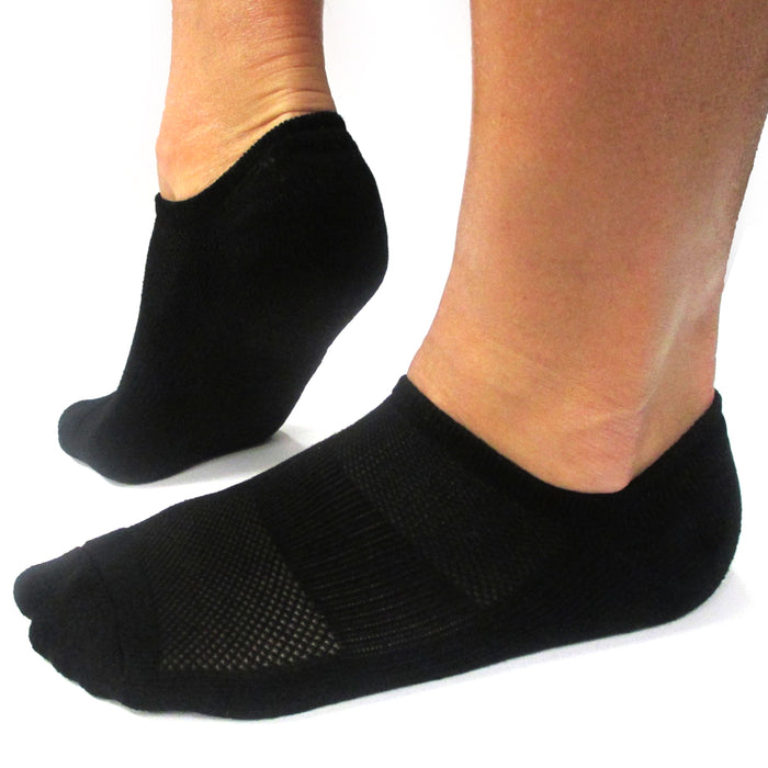 6 Pairs No Show Socks Women Men Low Socks Flat Boat Line Athletic Ankle 10-13