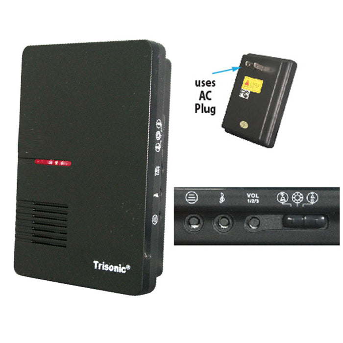 Wireless Door Bell Chime Battery Operated Powered 36 Musical Melodies LED Light