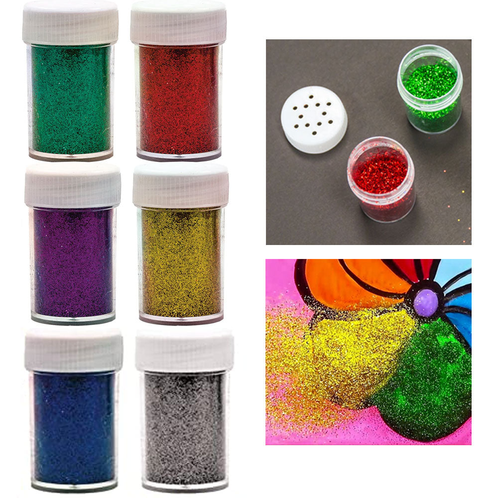BAZIC 1lb / 16 oz Multicolor Glitter Bazic Products