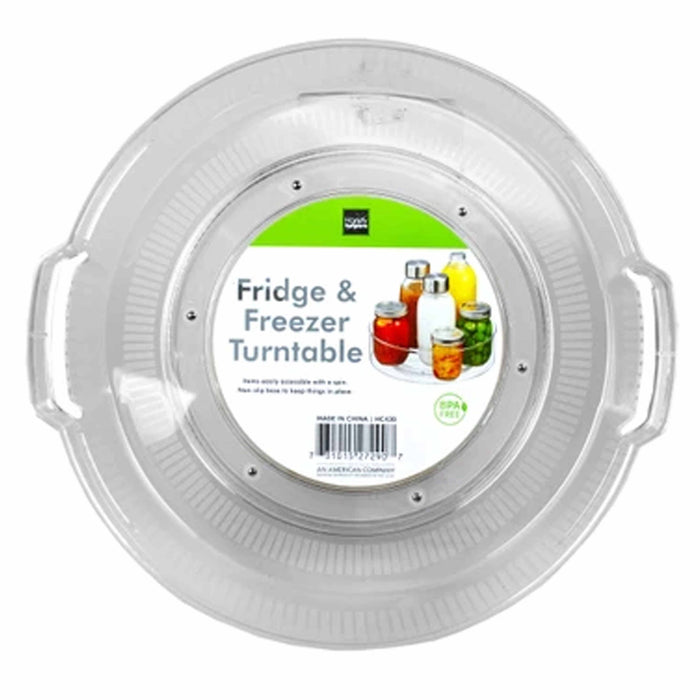 4 Pc Fridge Freezre Lazy Susan Turntable Refrigerator Food Storage Cabinet 11"