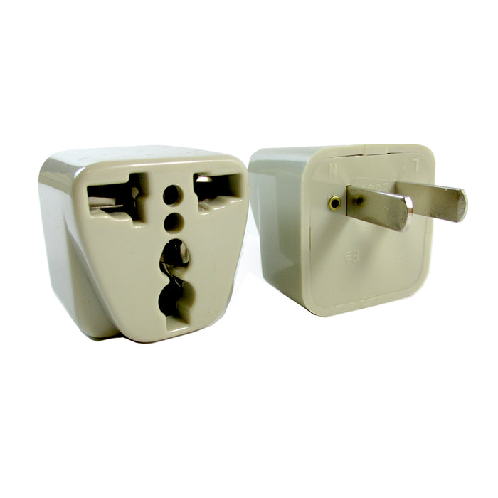 2X Travel Adapter Universal EU UK AU to US USA Power Wall Adaptor Plug Converter