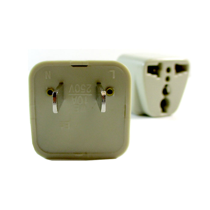 2X Travel Adapter Universal EU UK AU to US USA Power Wall Adaptor Plug Converter
