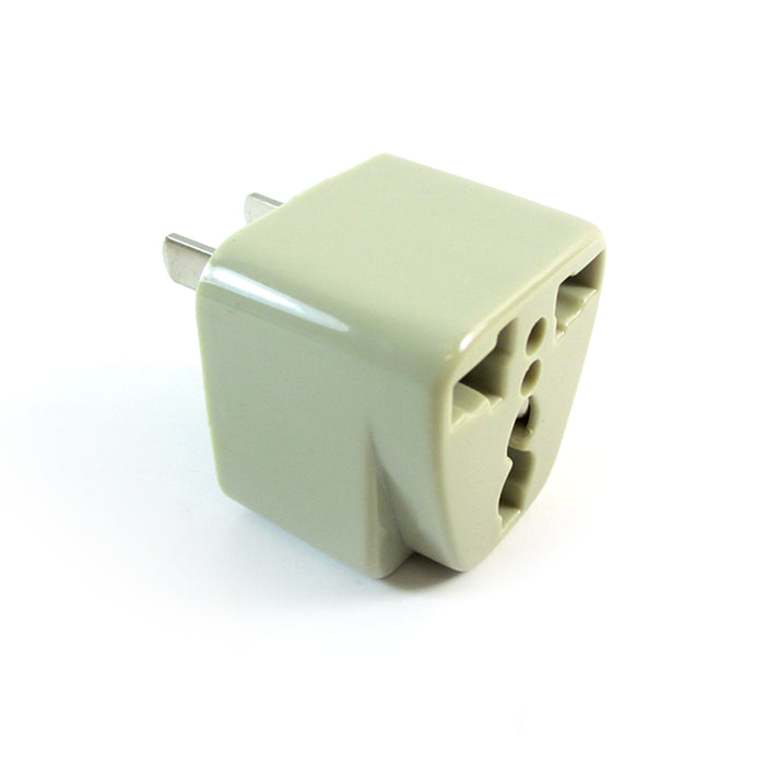 2X Travel Adapter Universal EU UK AU to US USA Power Wall Adaptor Plug Converter