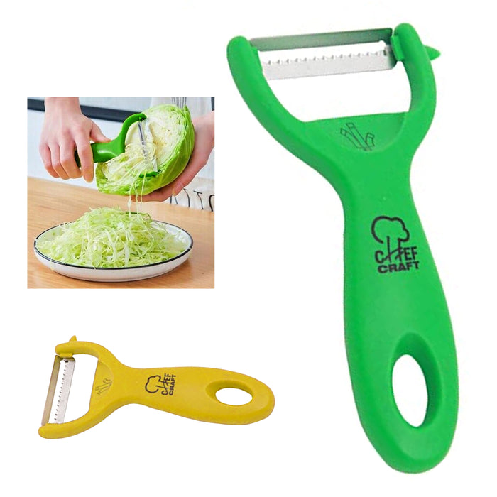 2 Julienne Peeler Slicer Fruit Cutter Stainless Shredder Kitchen Tool Vegetable