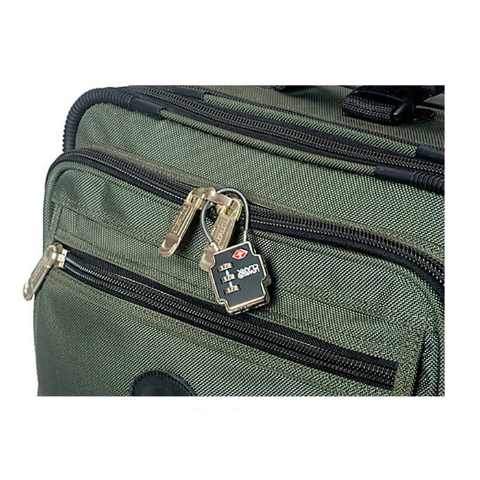 Lewis N Clark TSA Triple Security Lock Double Cable Combination Luggage Travel !