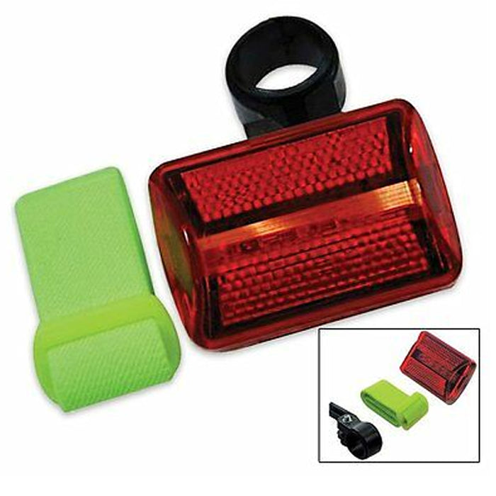 5 Led Safety Flasher Bike Bicycle Light Blinker Rear Tail Night Road Lamp Bright