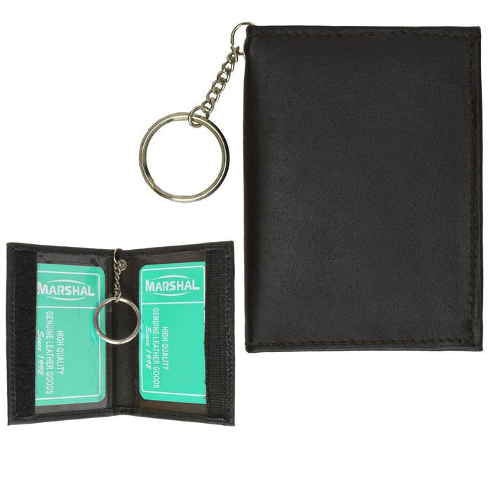 1 Pc Slim Genuine Leather Wallet Bifold ID Credit Card Holder Black Women Men