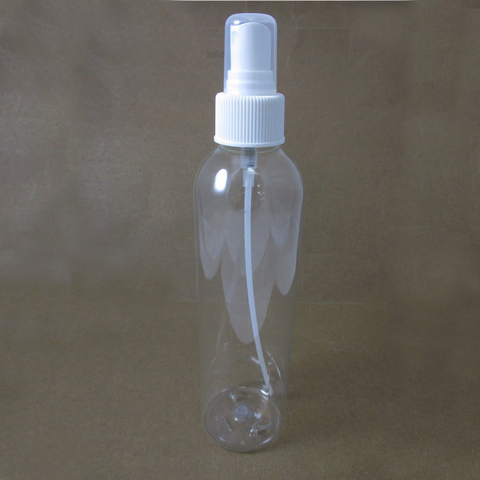 1 Pc 8 Oz Clear Spray Bottle Plastic Mist with Cap Cover Empty Refillable