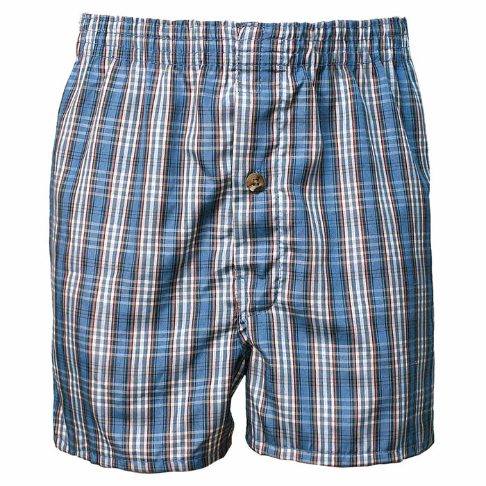 6 Knocker Boys Boxer Shorts Trunks Cotton Underwear Soft Underpants Plaid Size L