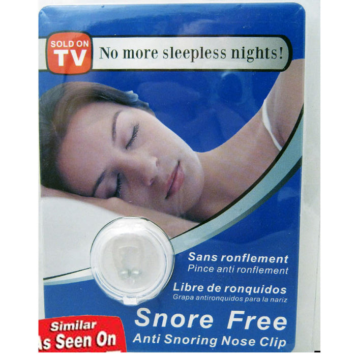 2 Pack Anti Snoring Nose Clips Stop Snore Free Sleep Aid Guard Night Sleep On Tv
