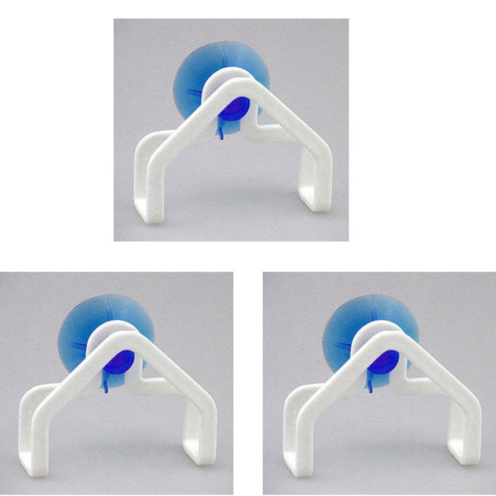 3 Pc Sink Tub Sponge Holders Work Easy Suction Cup Kitchen Wash Dry Clean New !!