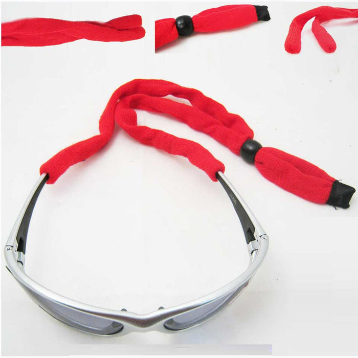 1 Red Thick Neck Strap Sunglasses Lanyard Eyeglass Cord Holder Retainer Cotton