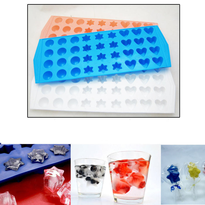 Lot 3 Mini Ice Cube Trays Makes 108 Home Bar Drinks Jelly Cubette Cand —  AllTopBargains
