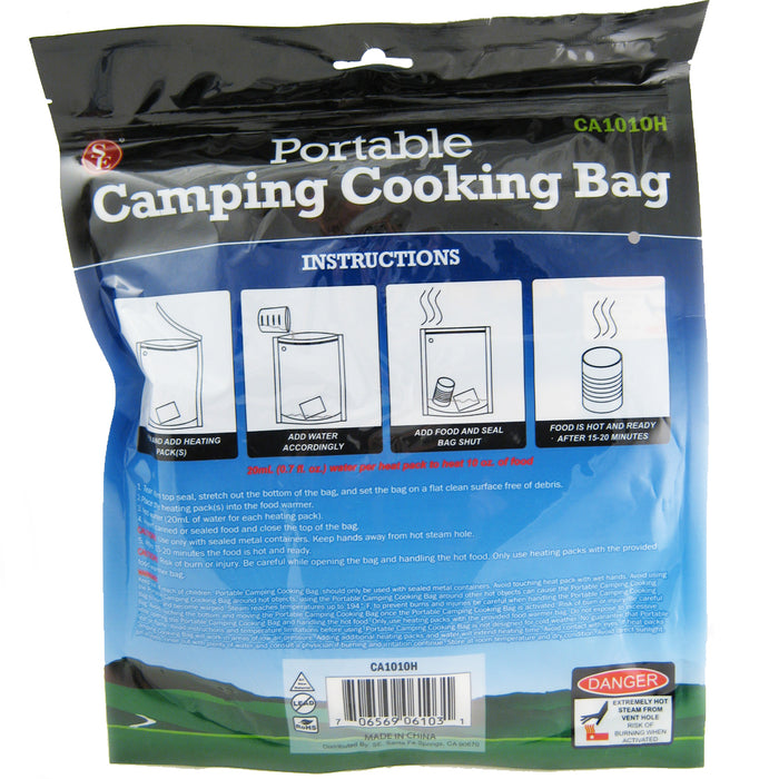 Camping Cooking Bag Portable Lightweight No Fire Needed Food Outdoor Survival !!