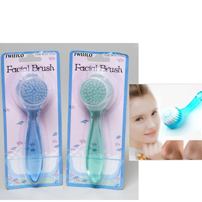 Facial Brush Cleansing Exfoliator Face Skin Care Cleaner Scrub Body Spa With Cap