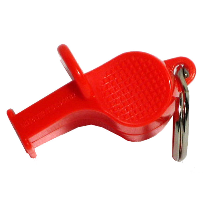 Storm Whistle Red Safety Survival Loudest Alert Emergency Referee Soccer Sports