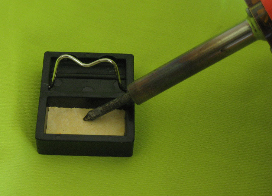 SOLDERING IRON STAND HOLDER SPONGE GUN HOLD SOLDER BASE STATION BLACK TOOL NEW