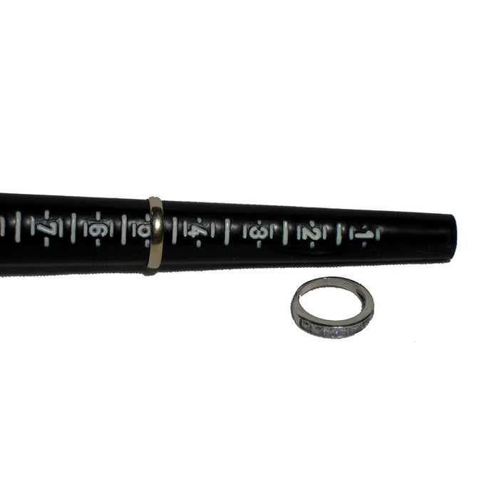 Ring Stick Ring Sizer Plastic Mandrel Ring Measuring  Jewewlry Tool Size 1-15 !