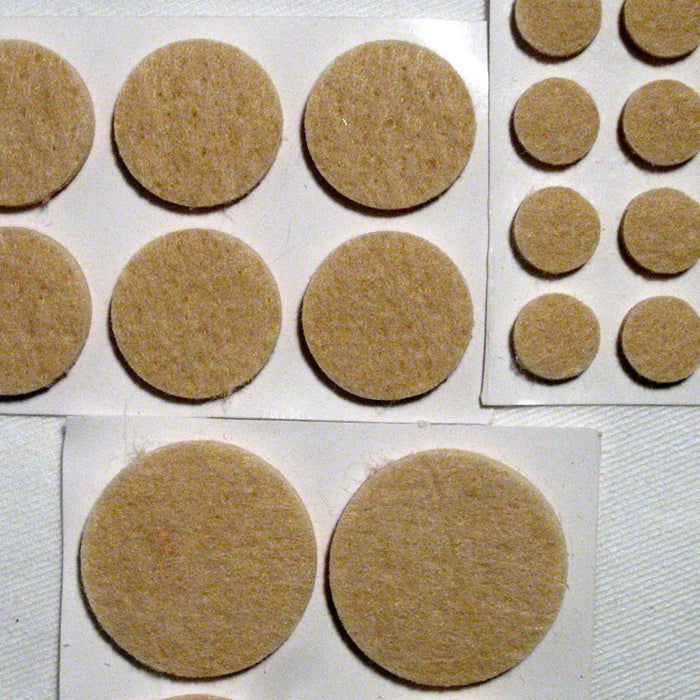 Lot 76 Floor Protectors Furniture Leg Pads Felt Craft Chair Table Round Adhesive