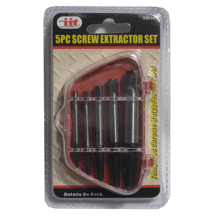 5Pc Screw Extractor Set Easy Out Drill Bits guide Broken Screws Bolt Remover