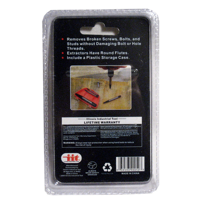 5Pc Screw Extractor Set Easy Out Drill Bits guide Broken Screws Bolt Remover