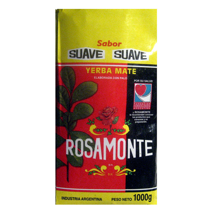 Yerba Mate Rosamonte Suave x 3 KG Argentina Tea Herbal Leaf Loose Bag 6.6 lb New