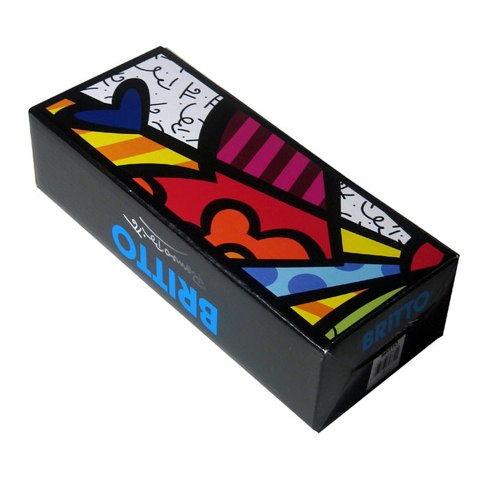 Romero Britto Spoon Rest Kitchen Utensil Ceramic Holder Home Decor Novelty Gift