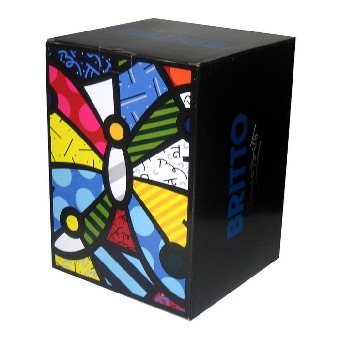 New Romero Britto Teapot Apple Tea for One Set Ceramic Decorative Collectible