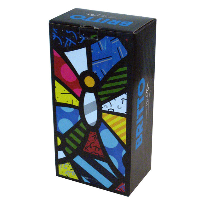 New Romero Britto Heart Salt Pepper Shaker Set SAVE Ceramic Giftcraft  Kitchen !