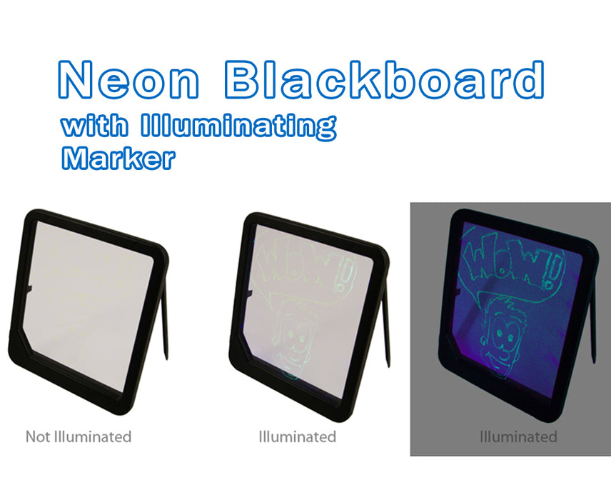 Illuminated Neon Blackboard Erase Lit Marker Message Write Board Menu Sign Glow