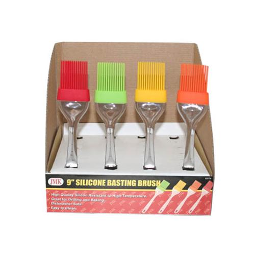 Set of 4 Silicone Basting Brush Kitchen Cooking Utensil Grilling Baking Tool New