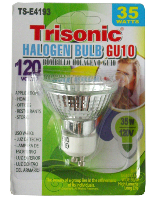 Pack of 12 Halogen 120V Flood Light Bulb GU10 Dimmable 35 Watt Indoor Outdoor